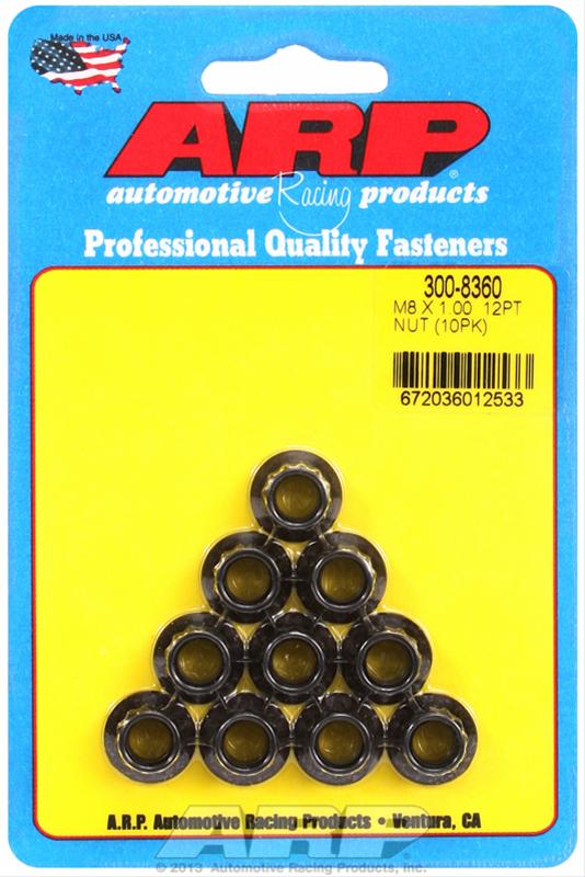 ARP NUT KIT - M8 X 1.00 - 12-POINT - 300-8360