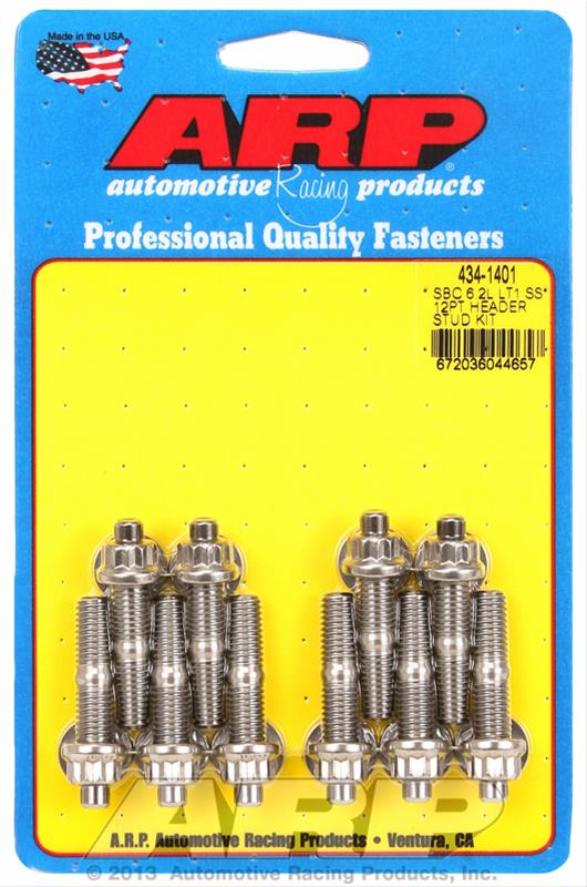 ARP GEN V 6.2 LT1 3/8" WIDE HEADER FLANGE BOLT / STUD KITS