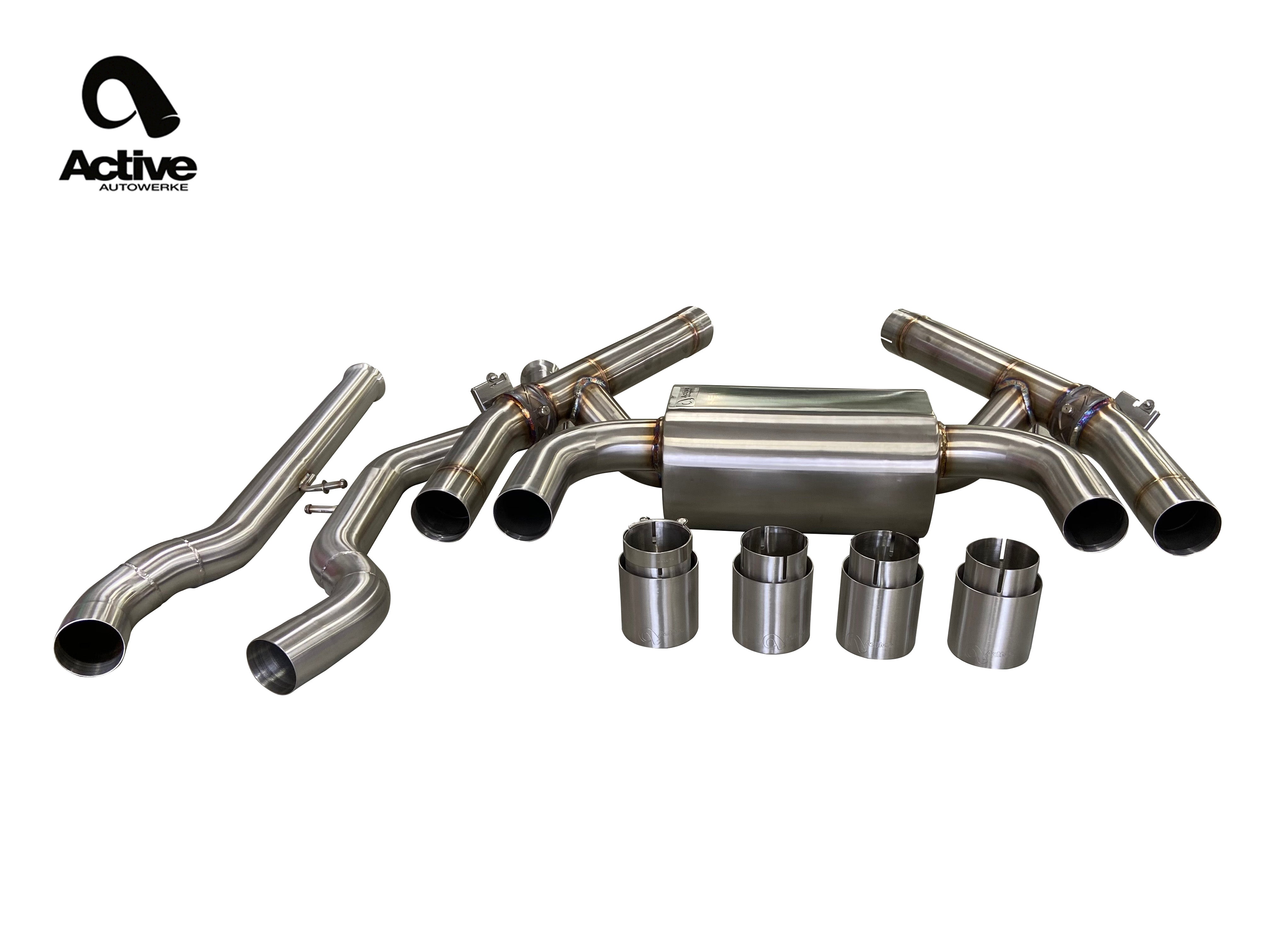 F87 M2C Valved Rear Axle-back Exhaust Secondary image