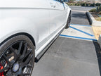 Mercedes W204 C63 Carbon Fiber Side Skirt Extensions