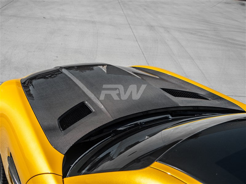 Mercedes C190 R190 RWS Carbon Fiber Hood