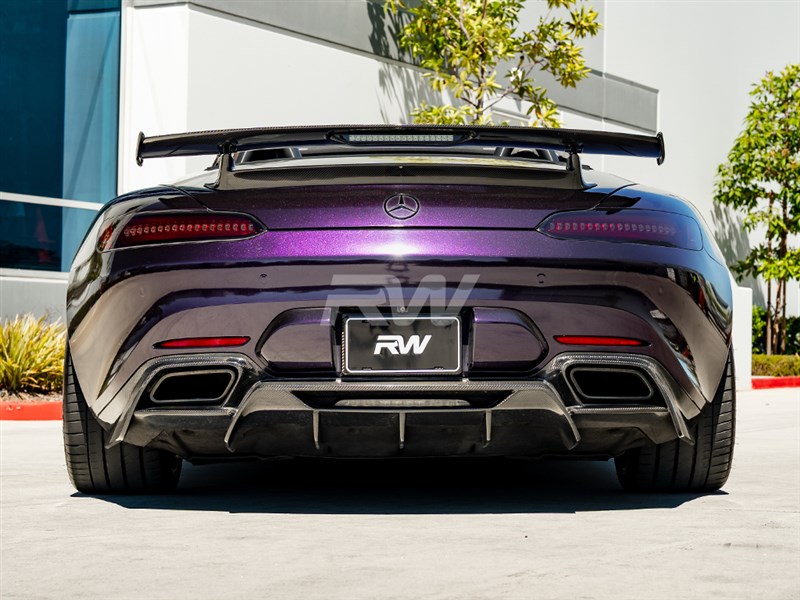 Mercedes C190 GT GTS Carbon Fiber Diffuser
