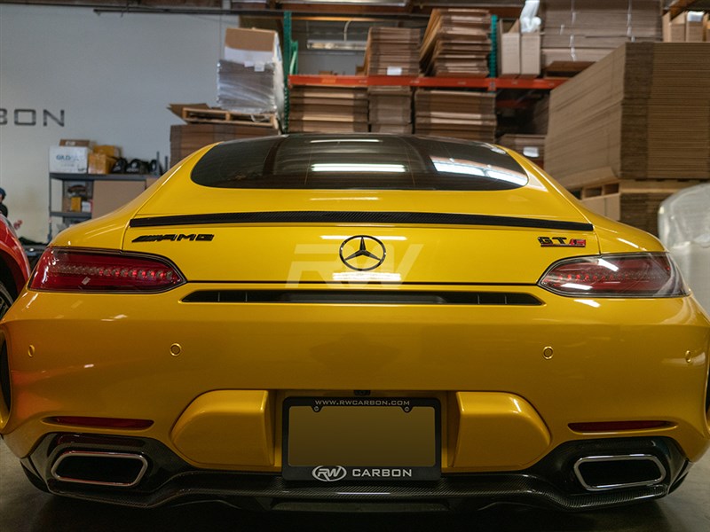 Mercedes C190 GT GTC GTS RWS CF Trunk Spoiler