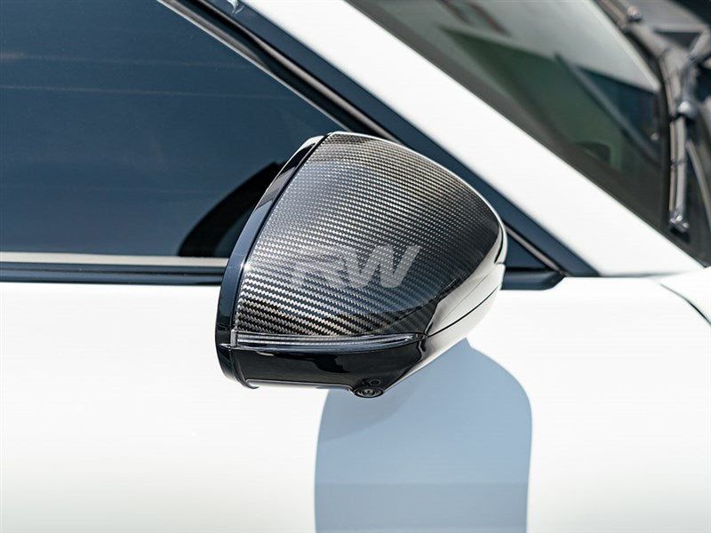 Mercedes C192 GT55 GT63 CF Mirror Caps