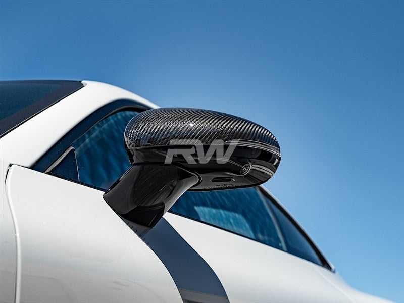 Mercedes C192 GT55 GT63 CF Mirror Caps