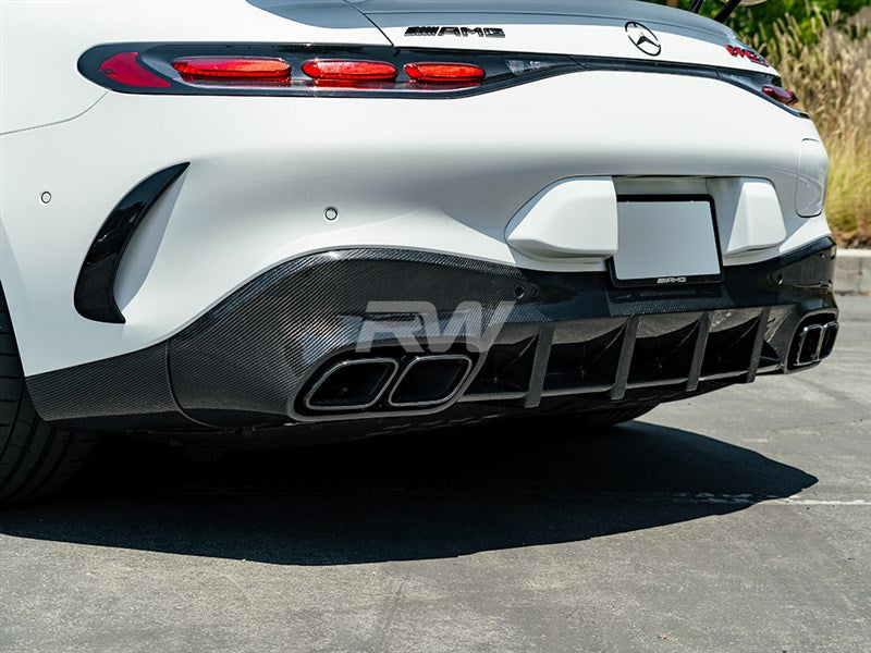 Mercedes C192 GT55 GT63 RWS CF Rear Diffuser