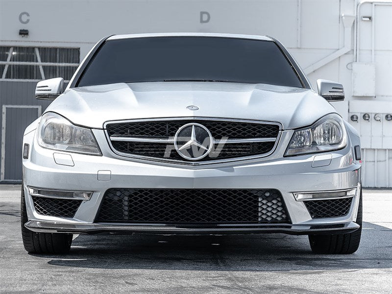Mercedes C63 Black Series Style CF Front Lip Secondary image