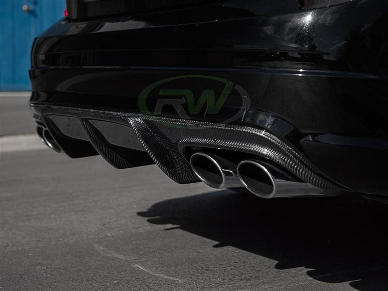 Mercedes W204 C63 Arkym Style CF Rear Diffuser