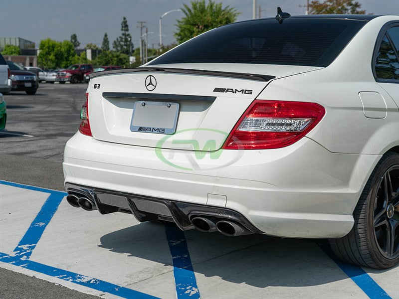 Mercedes W204 C63 Arkym Style CF Rear Diffuser Secondary image