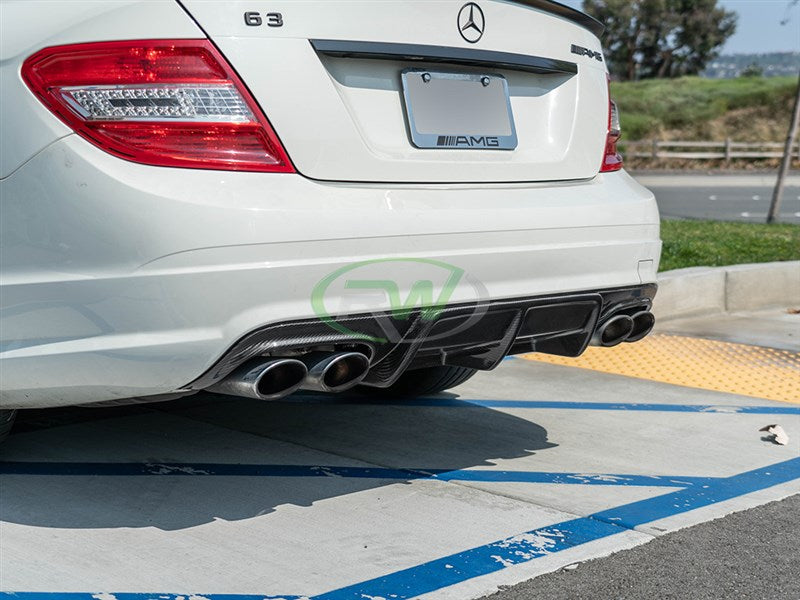 Mercedes W204 C63 Arkym Style CF Rear Diffuser