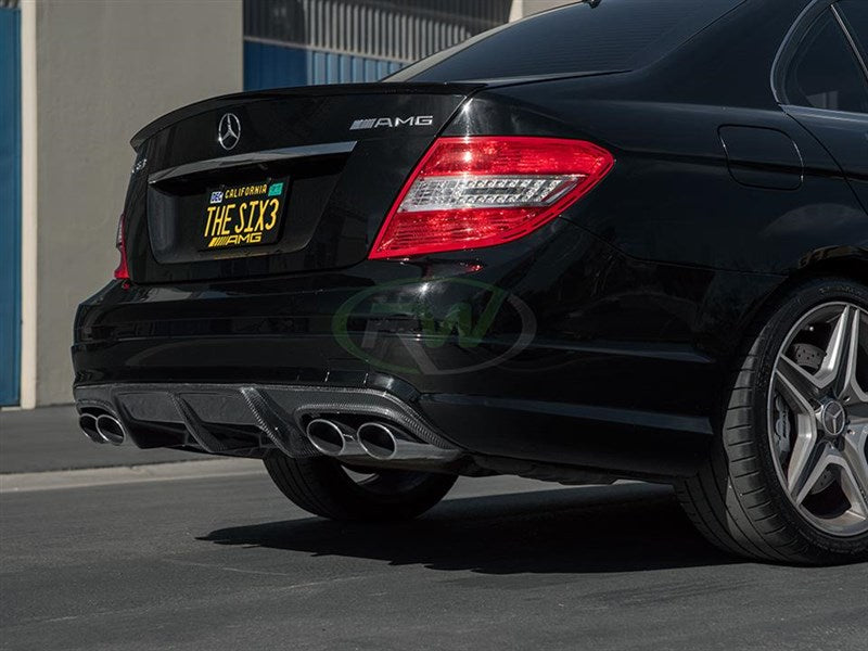 Mercedes W204 C63 Arkym Style CF Rear Diffuser