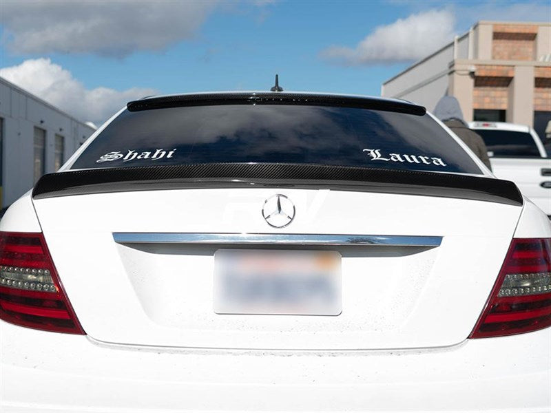 Mercedes W204 DTM Carbon Fiber Trunk Spoiler Secondary image