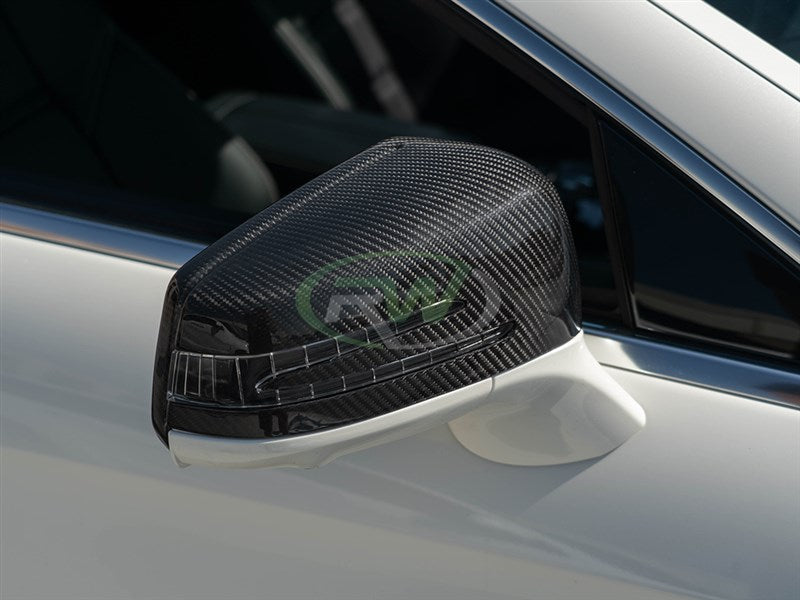Mercedes Carbon Fiber Replacement Mirror Caps