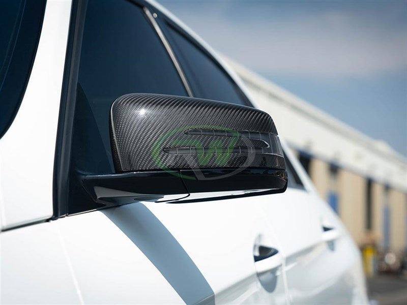 Mercedes Carbon Fiber Replacement Mirror Caps