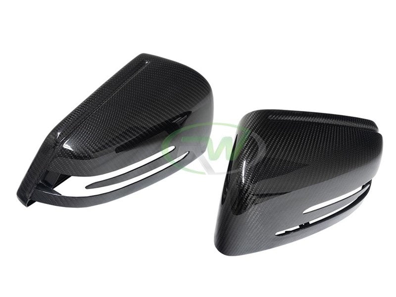 Mercedes Carbon Fiber Replacement Mirror Caps