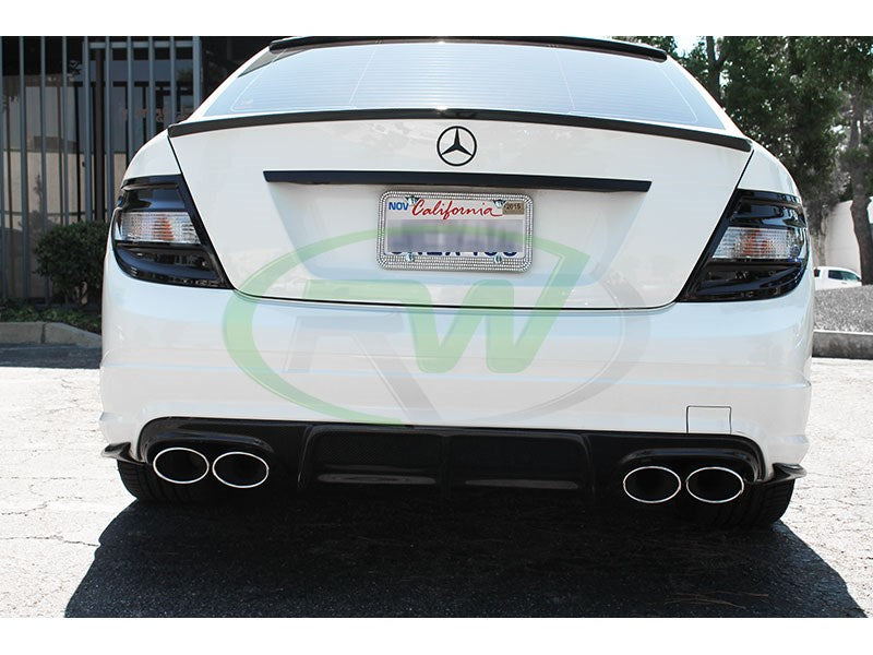 Mercedes W204 AMG Style CF Trunk Spoiler
