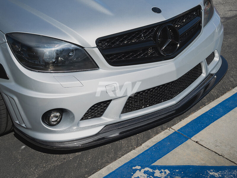 Mercedes W204 C63 Arkym Style CF Front Lip Secondary image