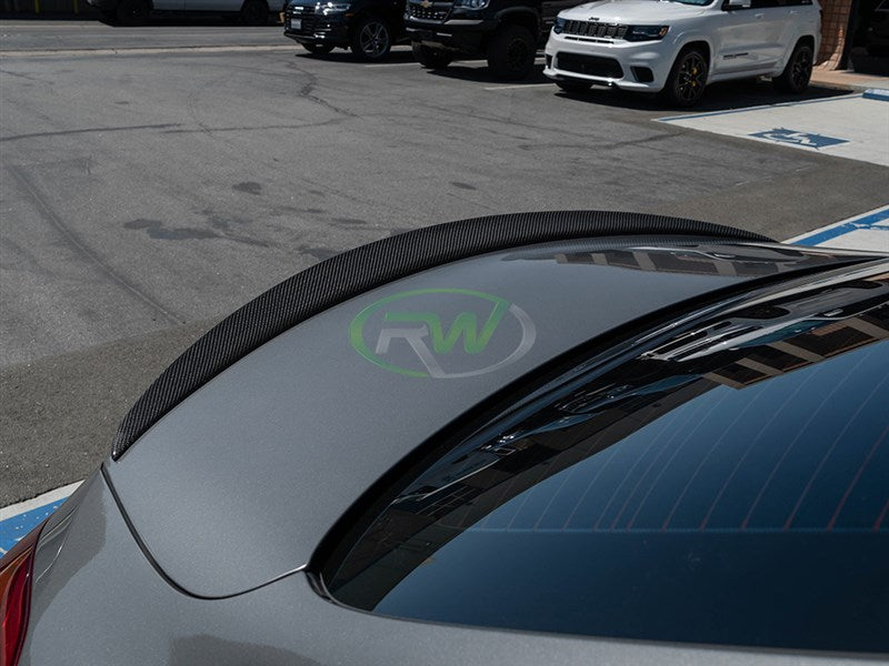 Mercedes W205 AMG Style CF Trunk Spoiler