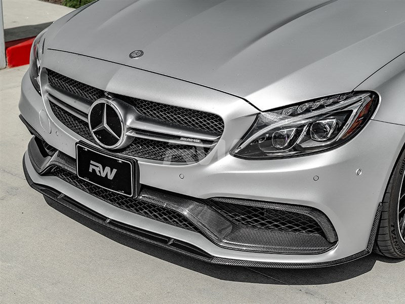Mercedes W205 C63 AMG Carbon Fiber Front Trim Secondary image