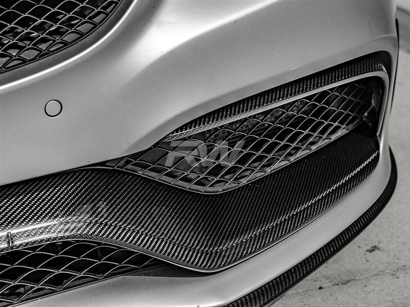 Mercedes W205 C63 AMG Carbon Fiber Front Trim