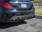 Mercedes W205 BRS Style Carbon Fiber Diffuser