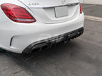 Mercedes W205 BRS Style Carbon Fiber Diffuser