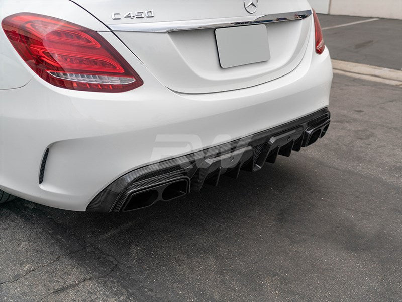 Mercedes W205 BRS Style Carbon Fiber Diffuser