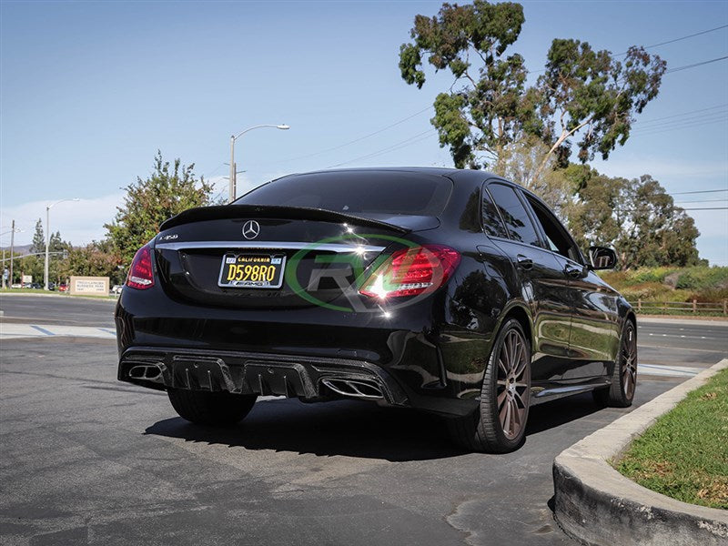 Mercedes W205 BRS Style Carbon Fiber Diffuser