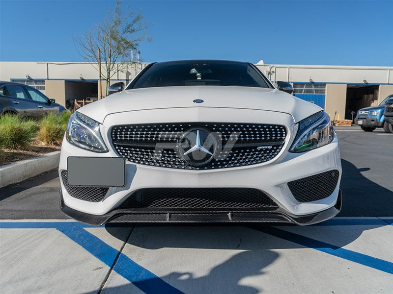 Mercedes W205 BRS Style Carbon Fiber Front Lip