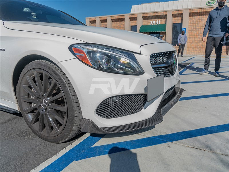 Mercedes W205 BRS Style Carbon Fiber Front Lip