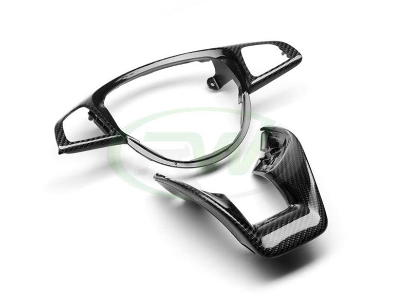 Mercedes AMG Carbon Fiber Steering Wheel Trim