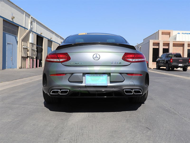 Mercedes W205 Coupe ED1 Style CF Trunk Spoiler Secondary image