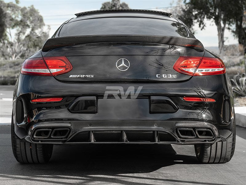 Mercedes W205 C63 Coupe ED1 Style CF Diffuser Secondary image