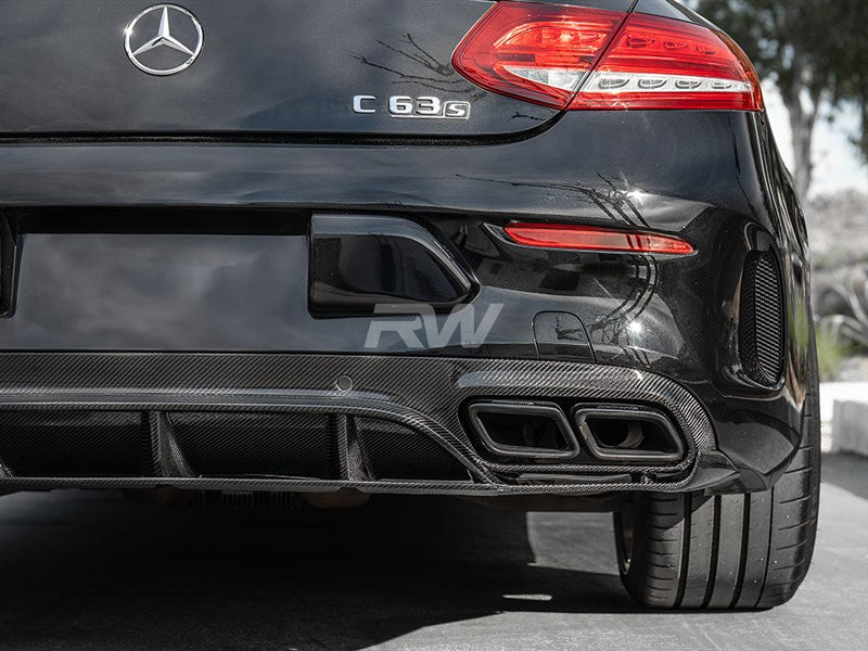 Mercedes W205 C63 Coupe ED1 Style CF Diffuser