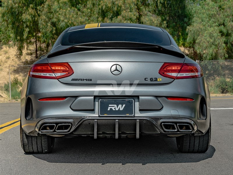 Mercedes W205 Coupe GTX CF Trunk Spoiler
