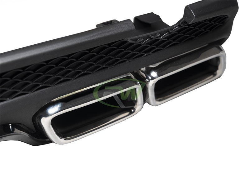 Mercedes C63 Style Diffuser Conversion Kit for C Class