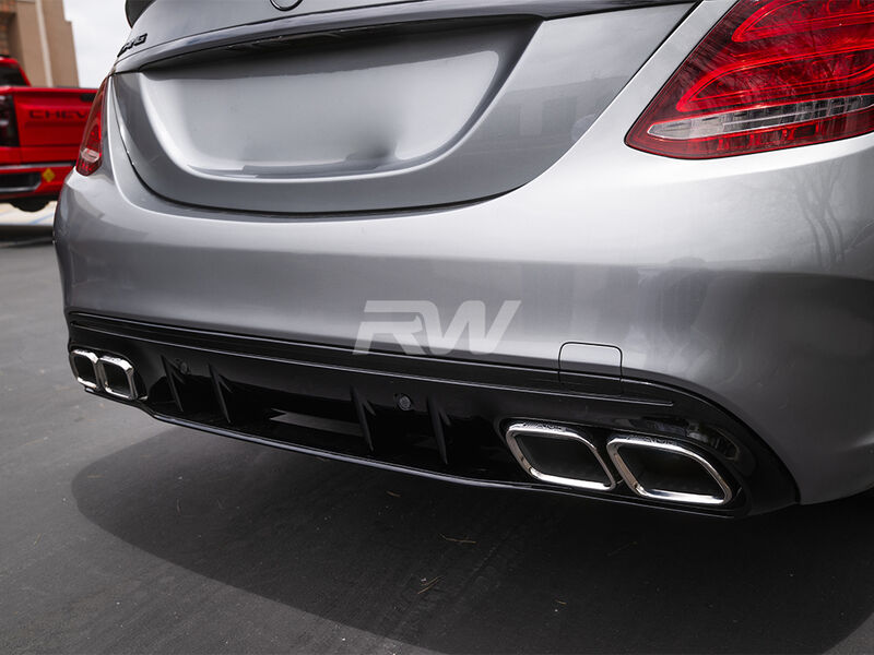 Mercedes W205 Facelift AMG Style Diffuser Kit
