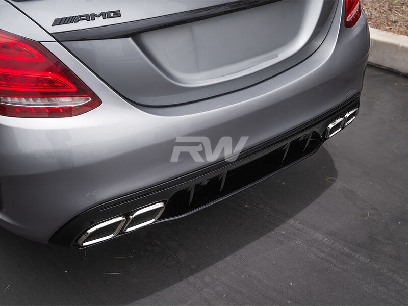Mercedes W205 Facelift AMG Style Diffuser Kit