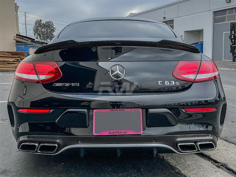 Mercedes W205 XR Coupe CF Trunk Spoiler