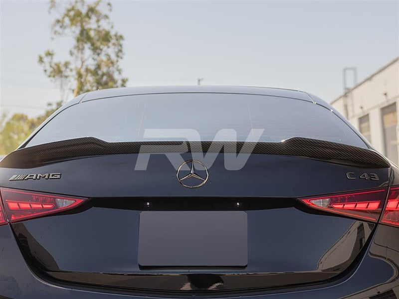 Mercedes W206 XR Style CF Trunk Spoiler