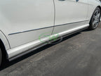 Mercedes W212 CF Side Skirt Extensions