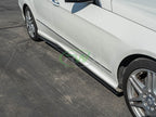 Mercedes W212 CF Side Skirt Extensions