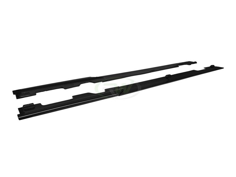 Mercedes W212 CF Side Skirt Extensions