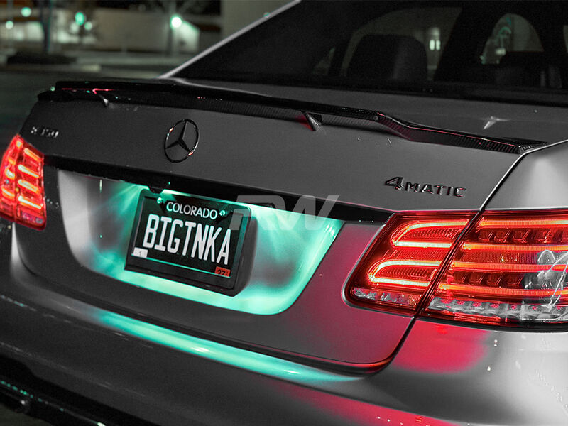 Mercedes W212 Renn Style CF Trunk Spoiler Secondary image