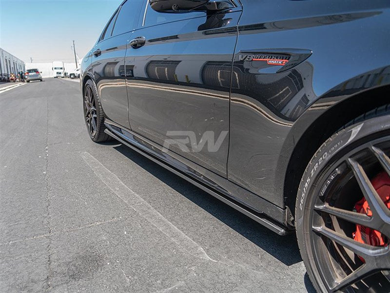 Mercedes W213 Carbon Fiber Side Skirts
