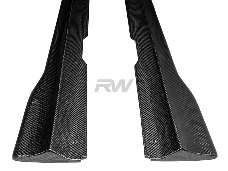 Mercedes W213 DTM Carbon Side Skirt Extensions