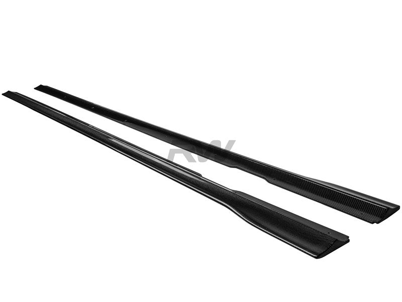 Mercedes W213 DTM Carbon Side Skirt Extensions