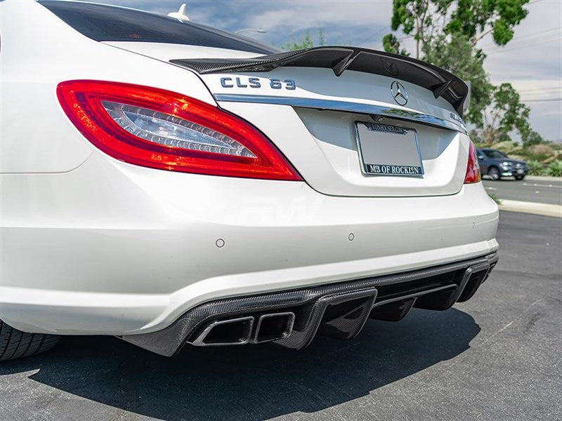 Mercedes W218 CLS63 Renn Style CF Diffuser