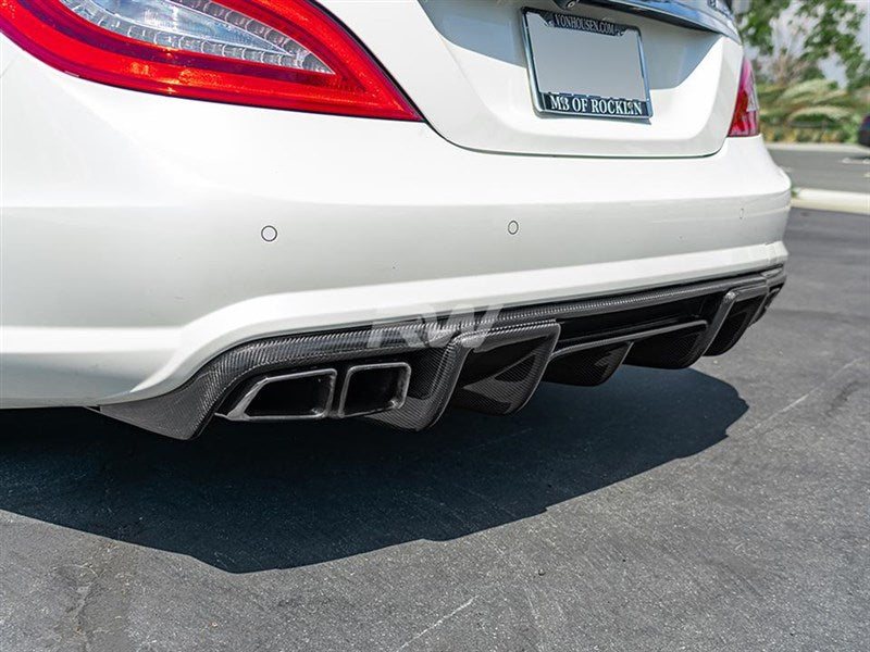 Mercedes W218 CLS63 Renn Style CF Diffuser