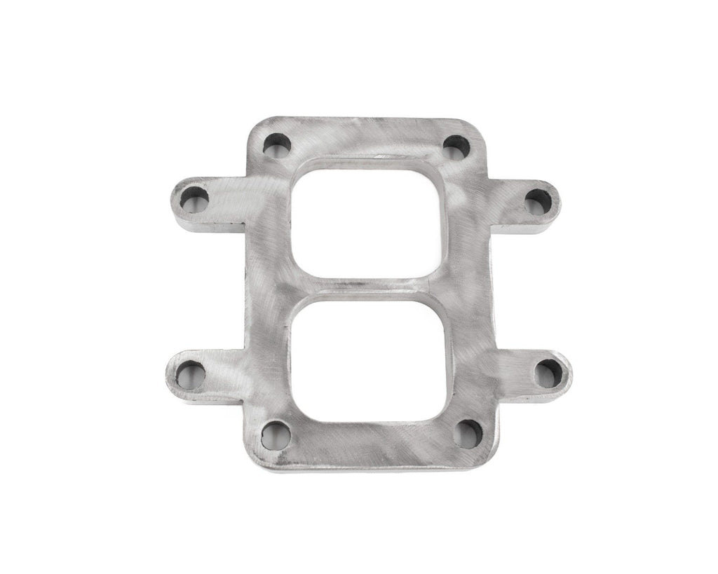 BTR T6 DIVIDED INLET FLANGE W/ INTEGRATED MOUNT - STAINLESS - MR/T6/IM/SS